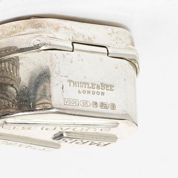 Boxes, 12 pcs, silver, including Birmingham year 2000.
