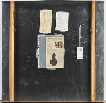 Olle Borg, oil and laquer on aluminum.