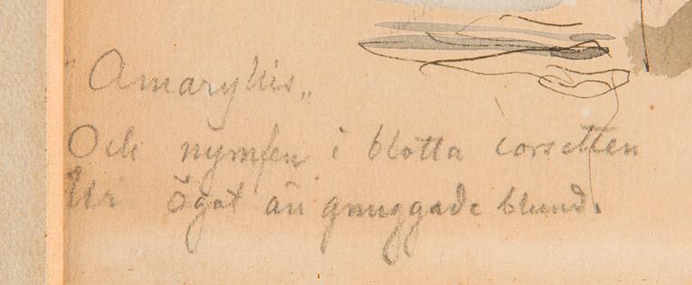 Albert Edelfelt, Dam i Korsett.