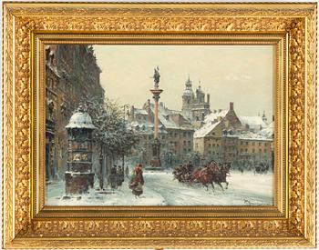 Wladyslaw Chmielinski, oil on canvas, signed.