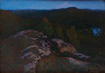 Björn Ahlgrensson, "Landskap från Racksta" (Landscape from Racksta).