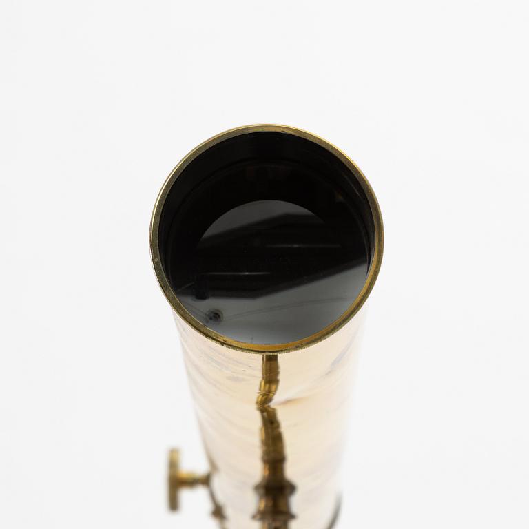 A telescope by John Browning of 63 Strand, London, later part 19th century/circa 1900.