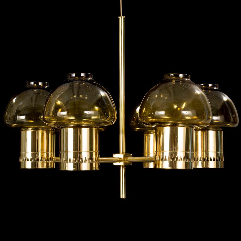 A chandelier, designed by Hans-Agne Jakobsson for Hans-Agne Jakobsson AB.