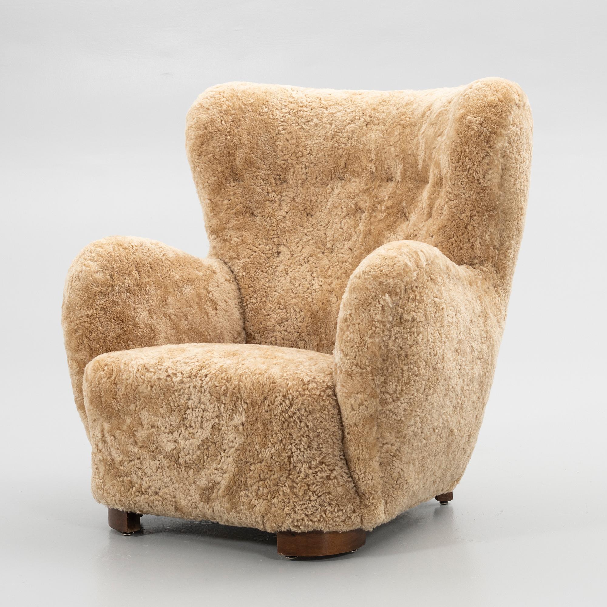 Armchair, Danish cabinetmaker, 1940s.