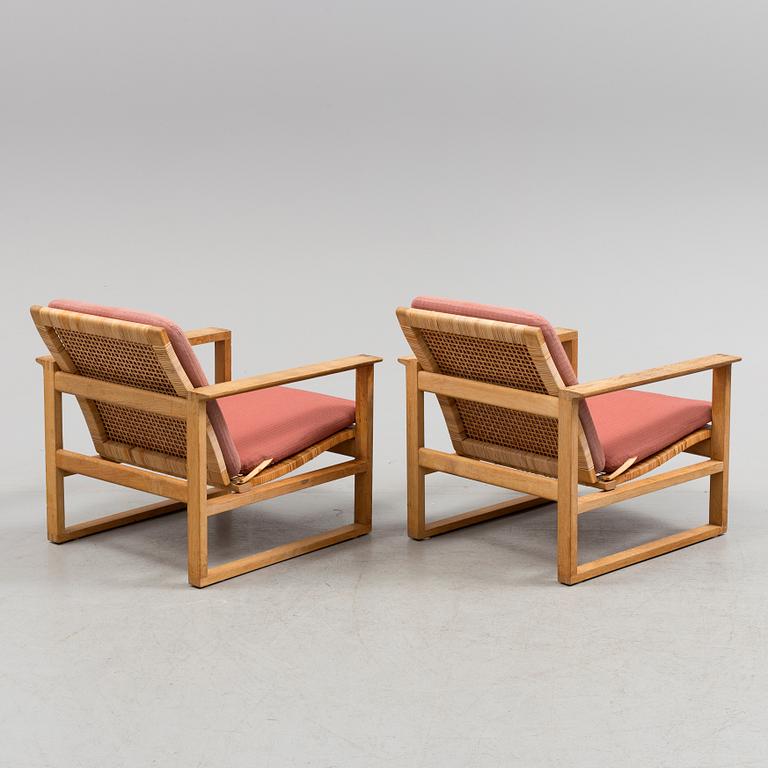 A pair of BØRGE MOGENSEN chairs, Modell 2256", Denmark.