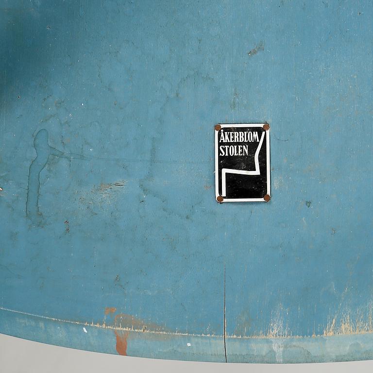 STOLAR, 4 st, "Åkerblomstolen", formgiven av Gunnar Eklöf, 1900-talets mitt.