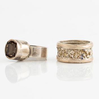 Lars Arby, six rings, silver. Gothenburg, among others, 1966 and 1976.