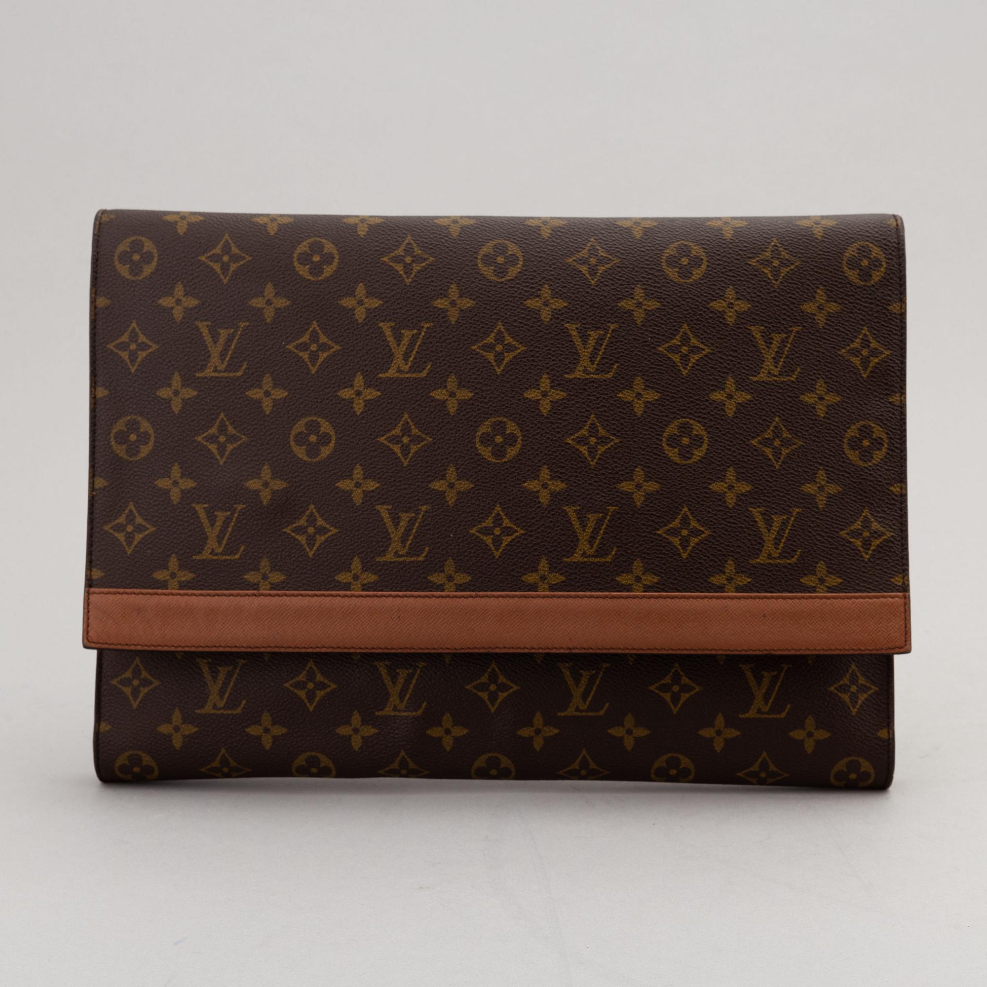 Louis Vuitton, a monogram canvas briefcase.