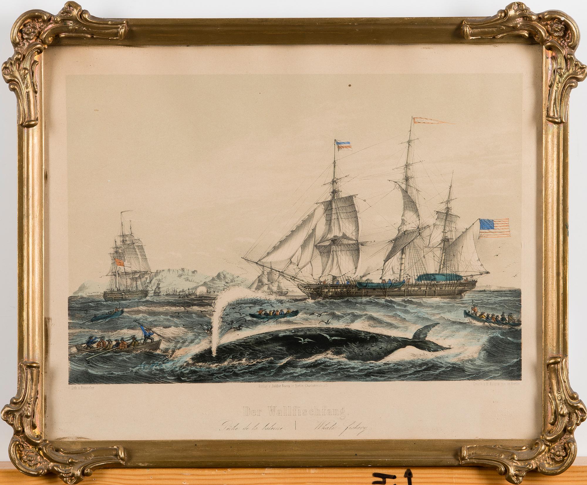 LITHOGRAPH, Verlag Isidor Rocca, Berlin, the second half of the 19th century.