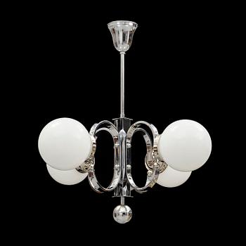 a Art Déco 1930's ceiling light.