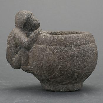 MORTEL, sten, trol Indonesien, 1700-/1800-tal.