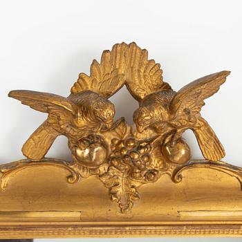 Mirror wall sconce, mid-19th century.