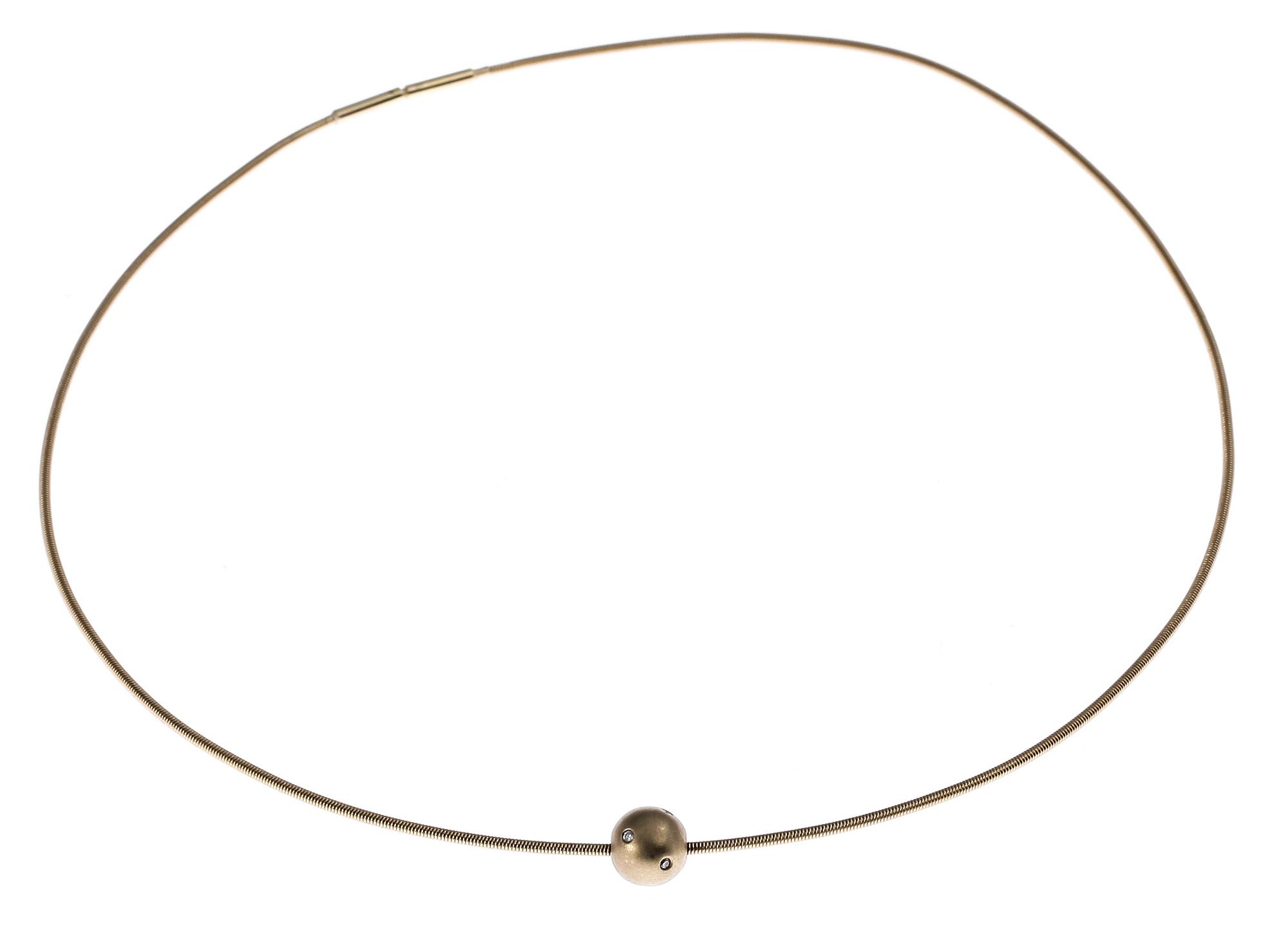 HALSBAND, guld, Lantz, 1900/2000-tal.