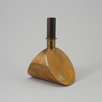 A brass flask by Pierre Forsell for Skultuna.