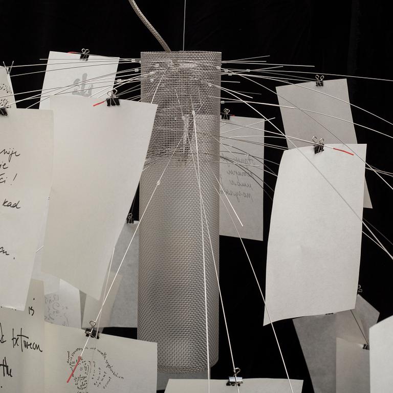 INGO MAURER, taklampa, "Zettel'z", samtida.