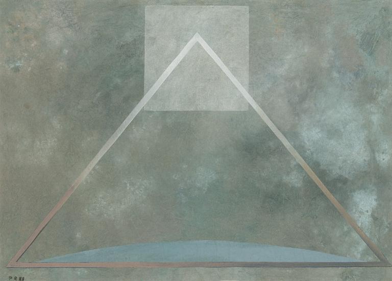 Pekka Ryynänen, watercolour / gouache, signed and dated -88.