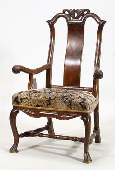 KARMSTOL, senbarock, 1700-talets första hälft.