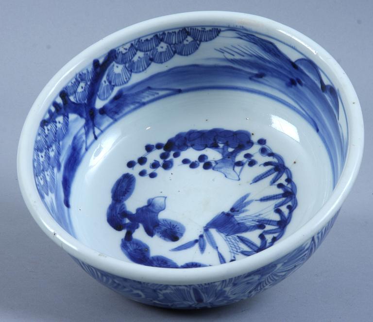 PARTI PORSLIN, 5 delar, Kina samt Japan, 1700-1900-tal.