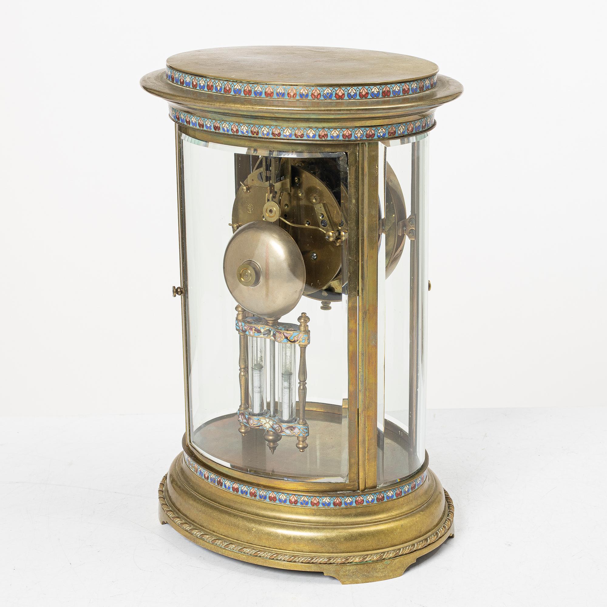 Mantel clock, Samuel Marti et Cie, France, late 19th century.