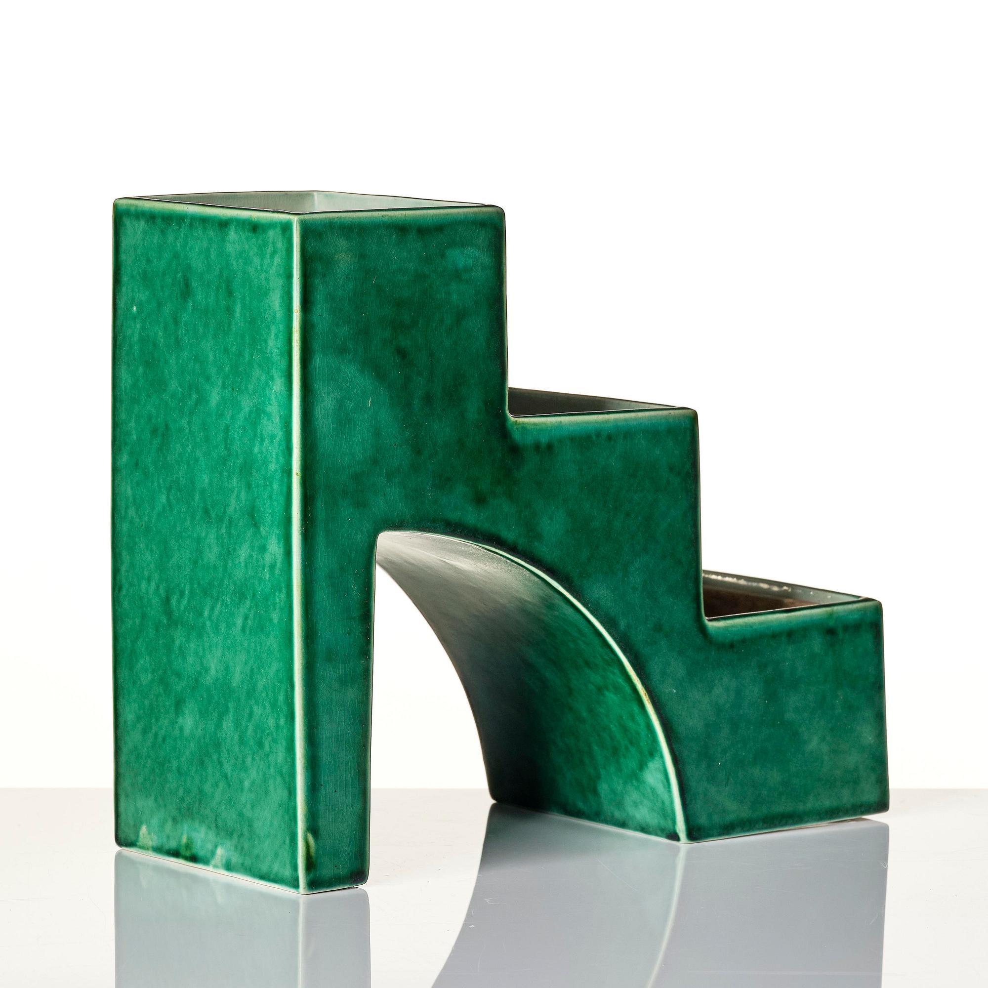 Wilhelm Kåge, a rare "Puzzle" cactus planter model 975/9, Gustavsberg, 1930s.