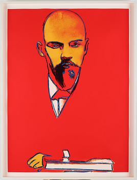 Andy Warhol, "Red Lenin".