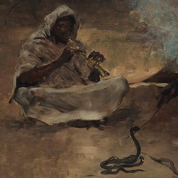 Hugo Birger, "Ormtjusare" (Snake charmers).