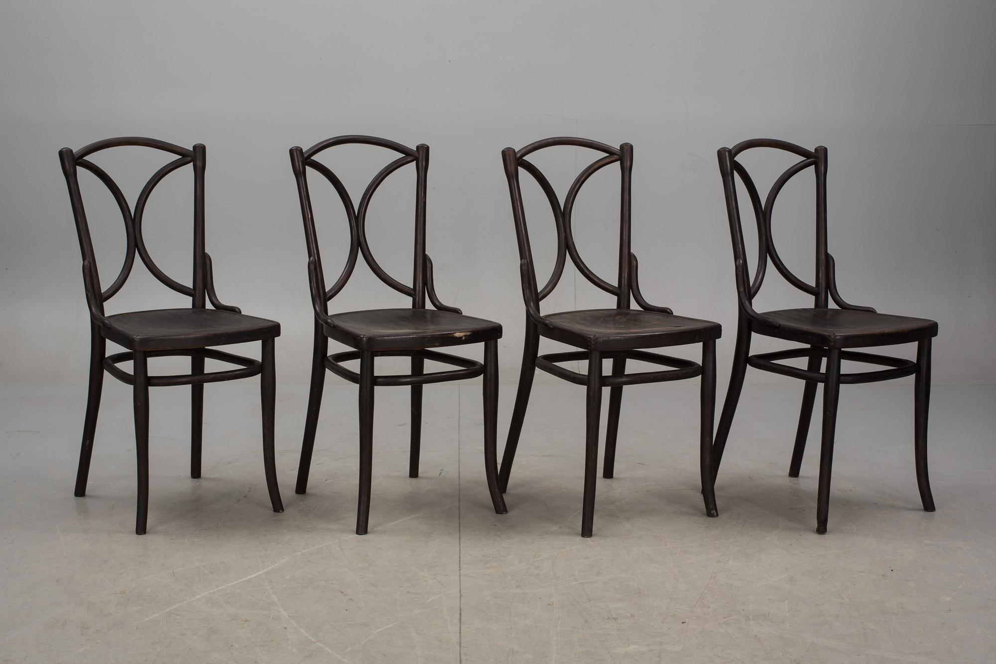 STOLAR, 4 st. Thonet, 1900-tal.