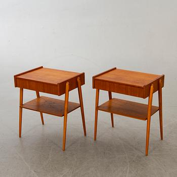 SÄNGBORD ett par 1960-tal.