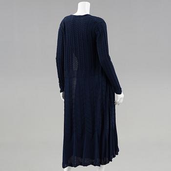 A knitten dress with long cardigan by Ralph Lauren.