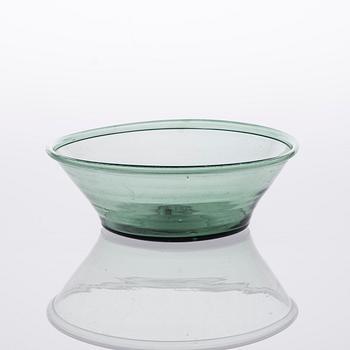 FILBUNKAR, 2 ST, glas, 1800-talets slut.