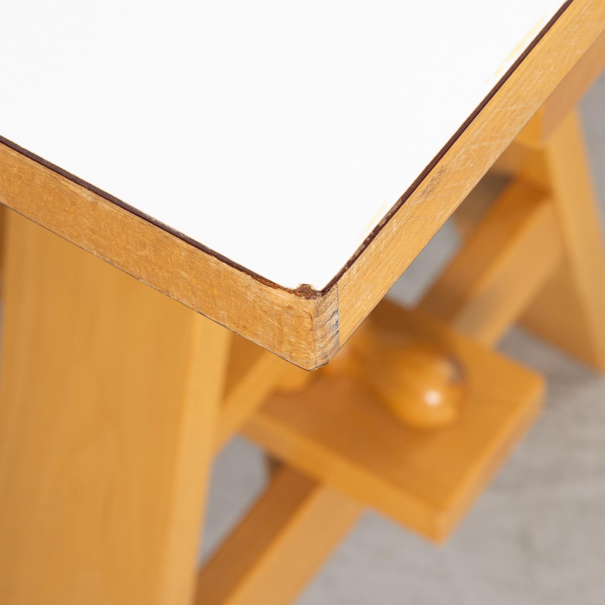 Achille Castiglioni, a table, "Leonardo", Zanotta, Italy, designed in 1969.