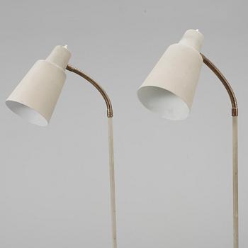 GOLVLAMPOR, ett par, 1950-tal.