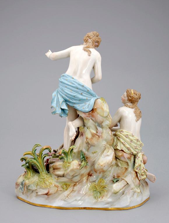 FIGURIN, porslin, Meissen, 1800/1900-tal.