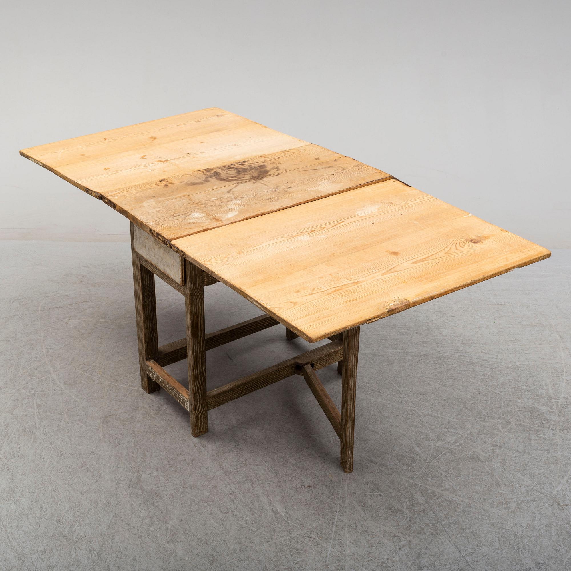 KLAFFBORD, allmoge, 1800-tal.