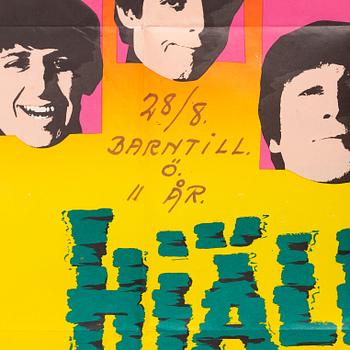 The Beatles, two vintage movie posters, 1946-65.