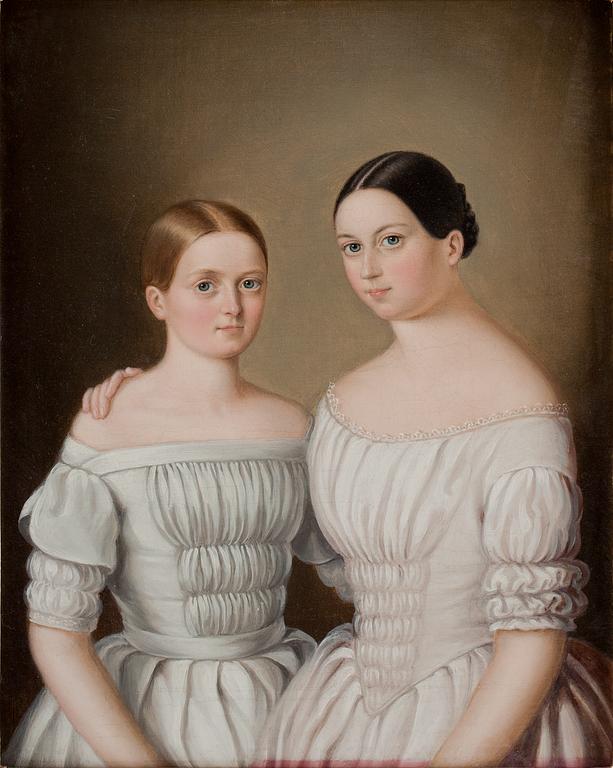 Portrait of two girls.