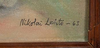 Nikolai Lehto, olja på duk, signerad och daterad -63.