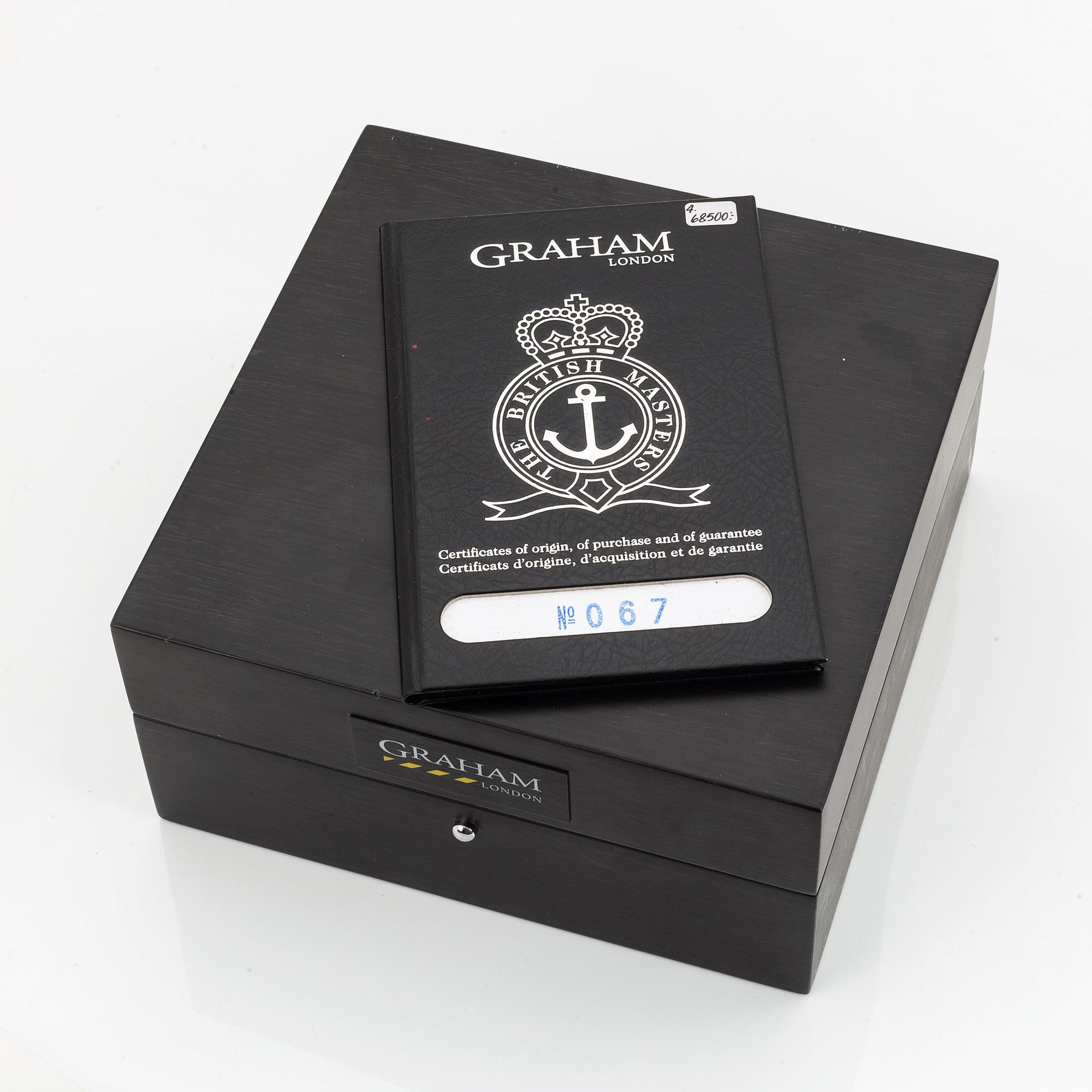 Graham, Chronofighter Oversize, chronograph, wristwatch, 47 mm.