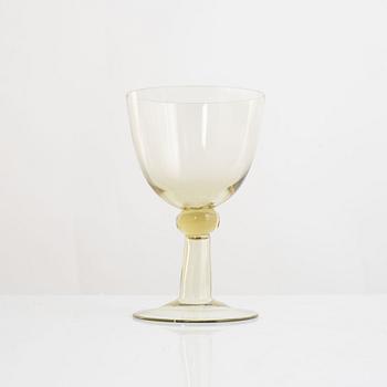 Josef Frank, glass service, 16 pieces, "Murano", produced by Björkhults Glasbruk for Firma Svenskt Tenn, 1950s.