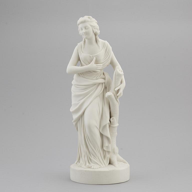 FIGURIN, parian, Gustavsberg, 1800-talets slut.