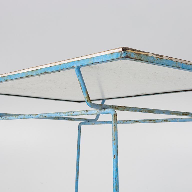 A set of garden furniture, model P-40 and P-50, Grythyttan, Sweden, late 1950's.