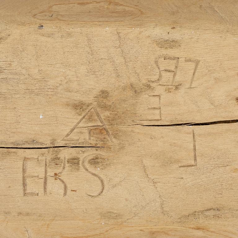 Three bread troughs, 19th century.