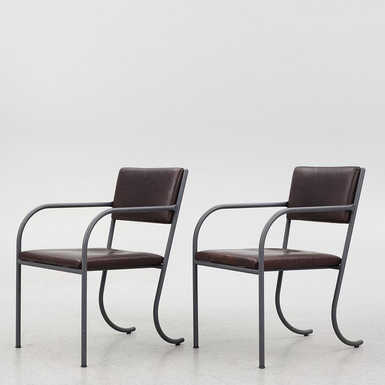 Jonas Bohlin, a pair of 'Skeppsholmen' armchairs, Jonas Bohlin Design AB.
