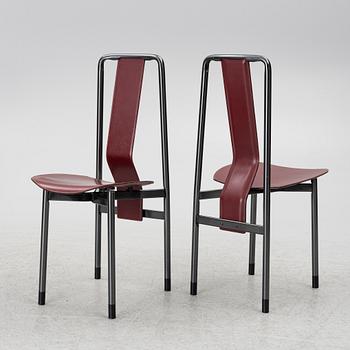 Achille Castiglioni, stolar, 6 st, "Irma", Zanotta, Italien.