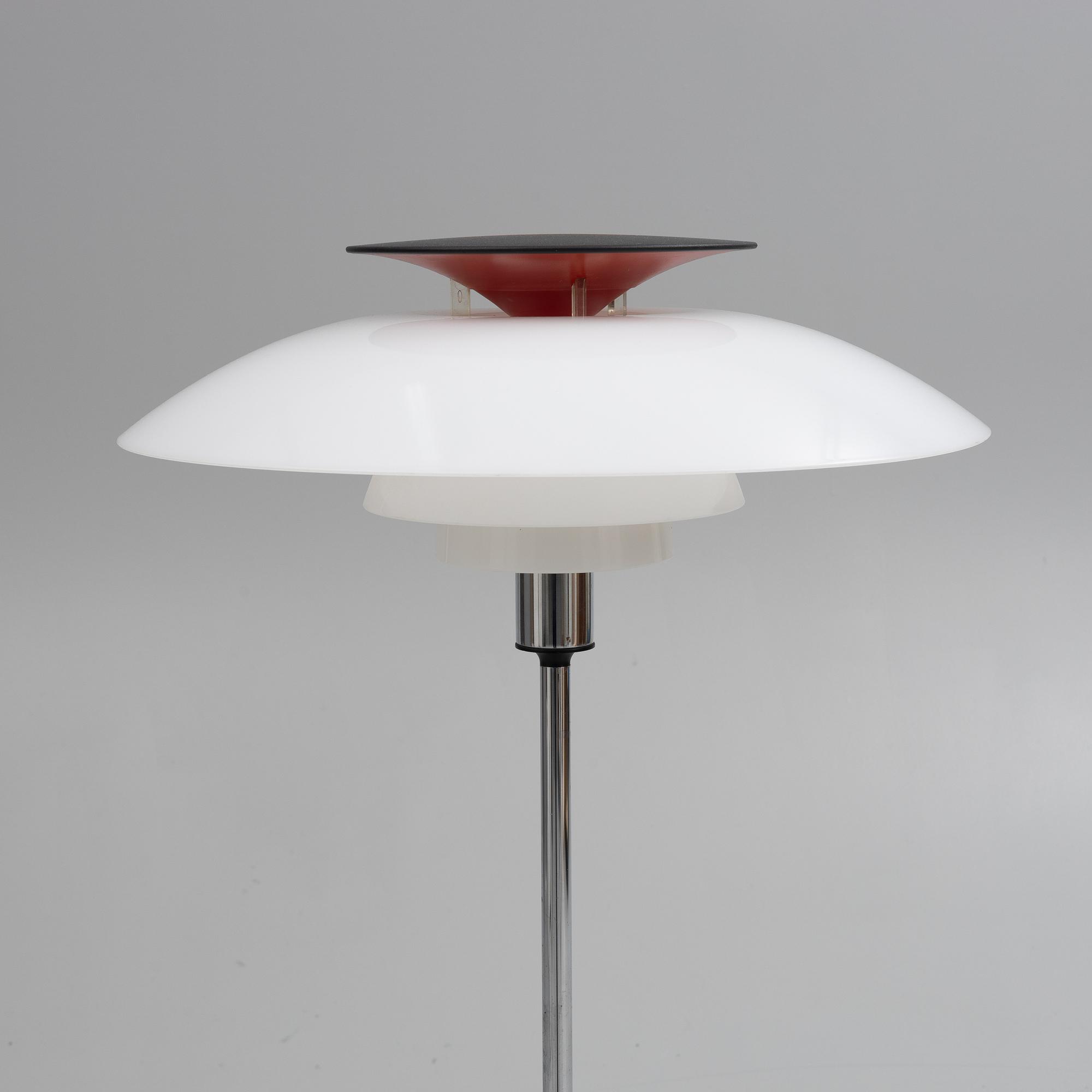 Poul Henningsen, floor lamp, "PH-80", Louis Poulsen, Denmark.