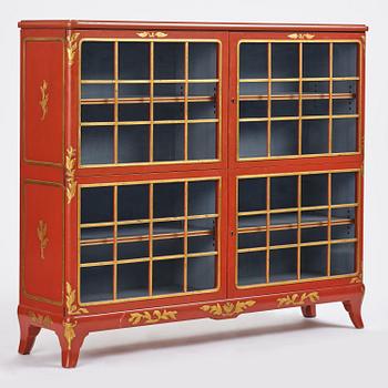 Carl Malmsten, a Swedish Grace showcase cabinet, cabinetmaker Albin Johansson, Stockholm, for Villa Kvikkjokk, 1928.