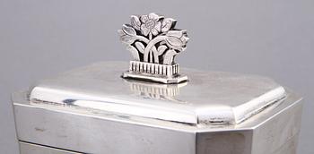 SKRIN, silver, W A Bolin, Stockholm, 1944. Ca 315 gr.