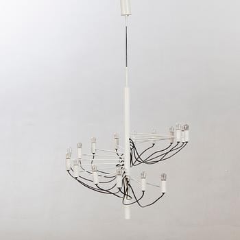 Ceiling lamp, metal, Probably Germany, 1970s-80s.