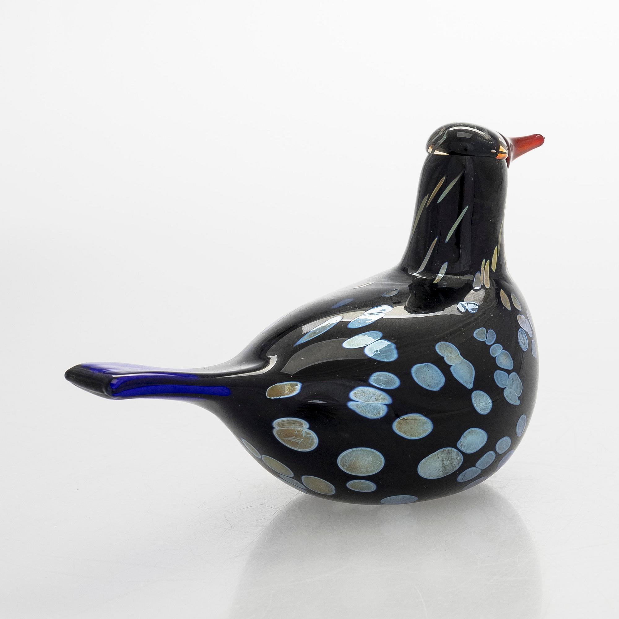 Oiva Toikka, an annual bird 2003, signed O. Toikka Nuutajärvi 2003.