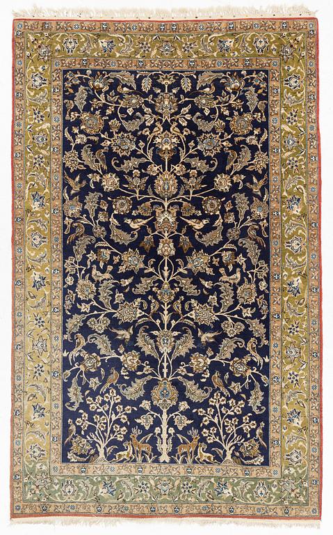 Rug, Ghom, approx. 263 x 164 cm.